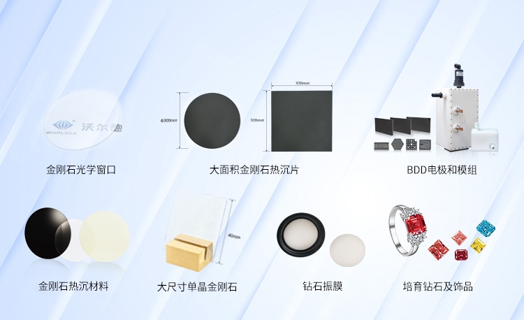 CVD金刚石职能资料及造就钻石系列产品